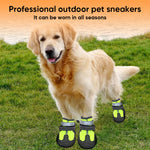 Winter Warm Boots Indoor Wear-Resistant Puppy Shoes(4pcs)