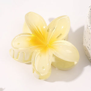 Egg flower hair clip