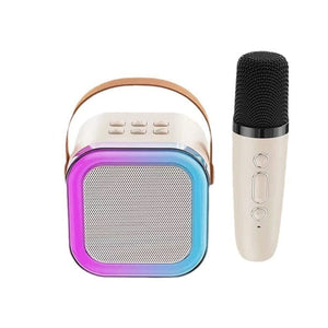 Mini Karaoke Machine with Wireless Microphones