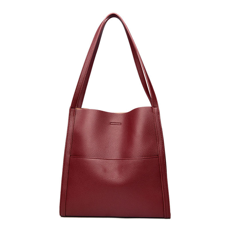 Solid Color Simple Shoulder Bag