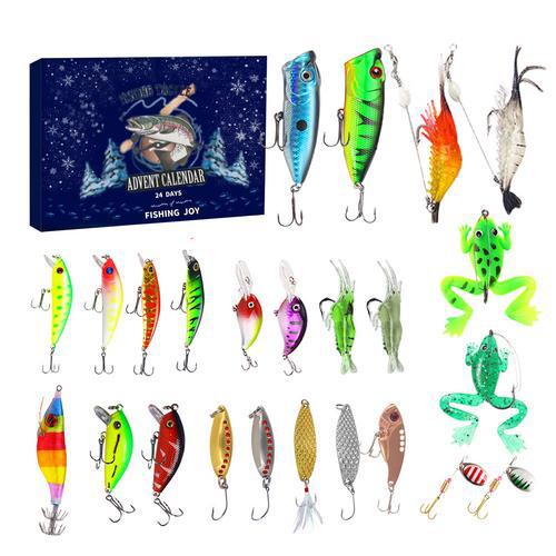 24 Days Christmas Countdown Fish Tackle Set