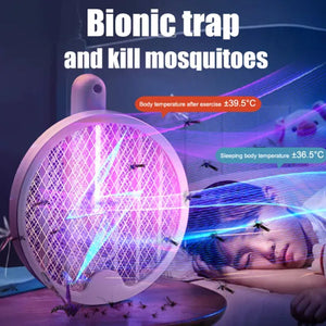 4-in-1 Foldable Mosquito Racket