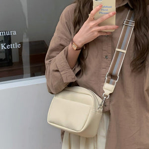 Small Square Leather Shoulder Bag