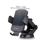 Car mobile phone holder with wireless charger