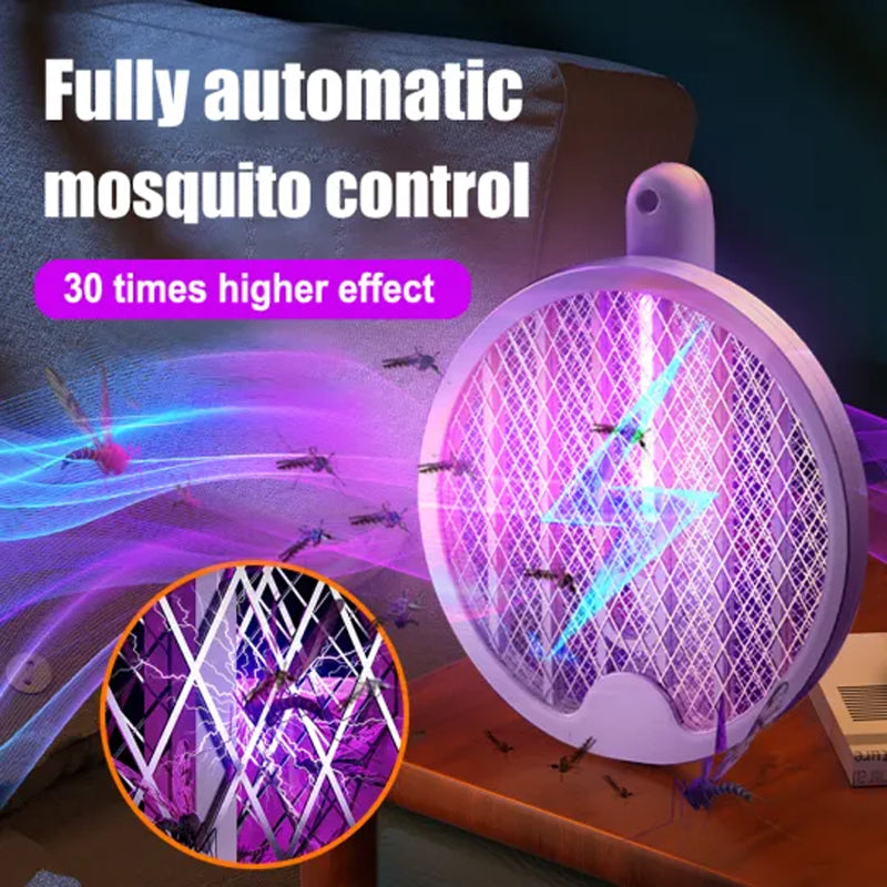 4-in-1 Foldable Mosquito Racket