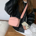 Small Square Leather Shoulder Bag