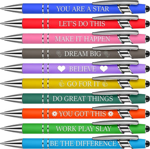 10 pcs Funny Office Ballpoint Pens(Black Ink)