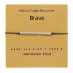 Funny Morse Code Couple Bracelet