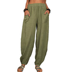 Women's Loose Cotton And Linen Casual Pants