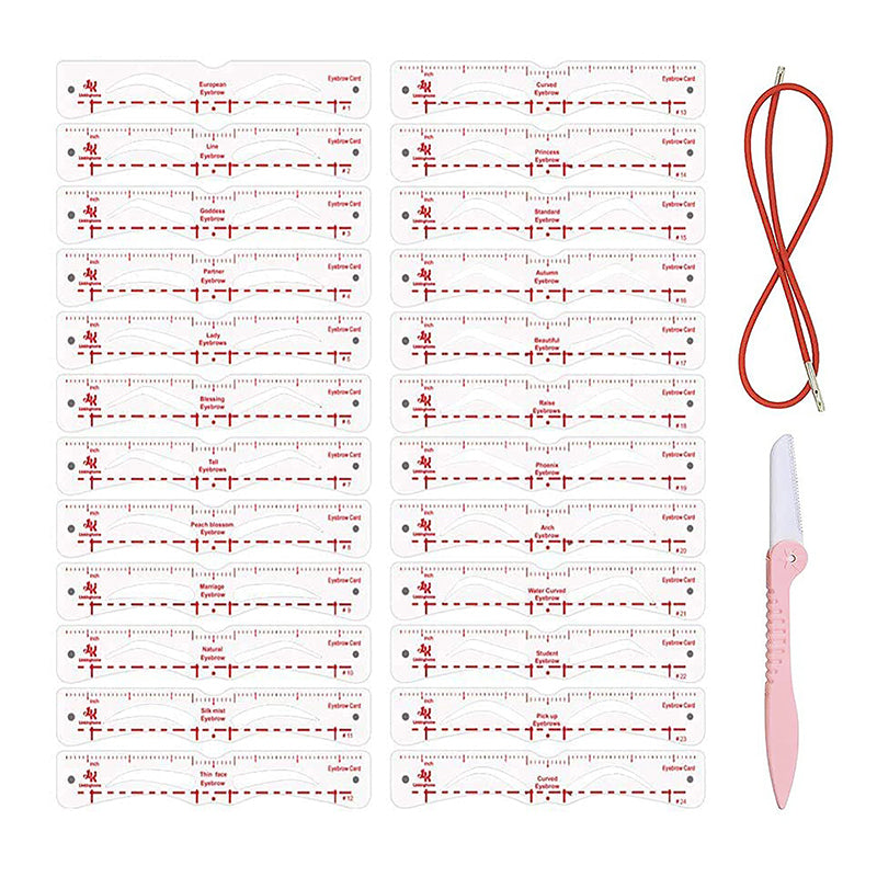 Silicone Eyebrow Stencil Kit