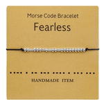 Funny Morse Code Couple Bracelet