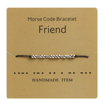 Funny Morse Code Couple Bracelet