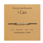 Funny Morse Code Couple Bracelet