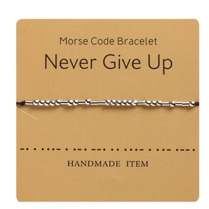 Funny Morse Code Couple Bracelet