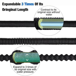 Telescopic Water Hose with Double Latex Core