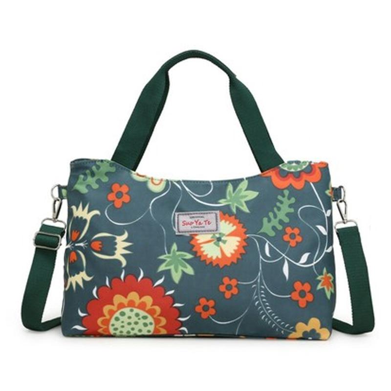 Floral Printing Large Capacity Shoulder Bag