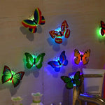 9 Pcs LED Butterfly Lights Wall Stickers