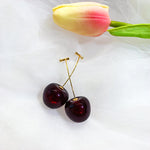 Cute 3D Cherry Earrings