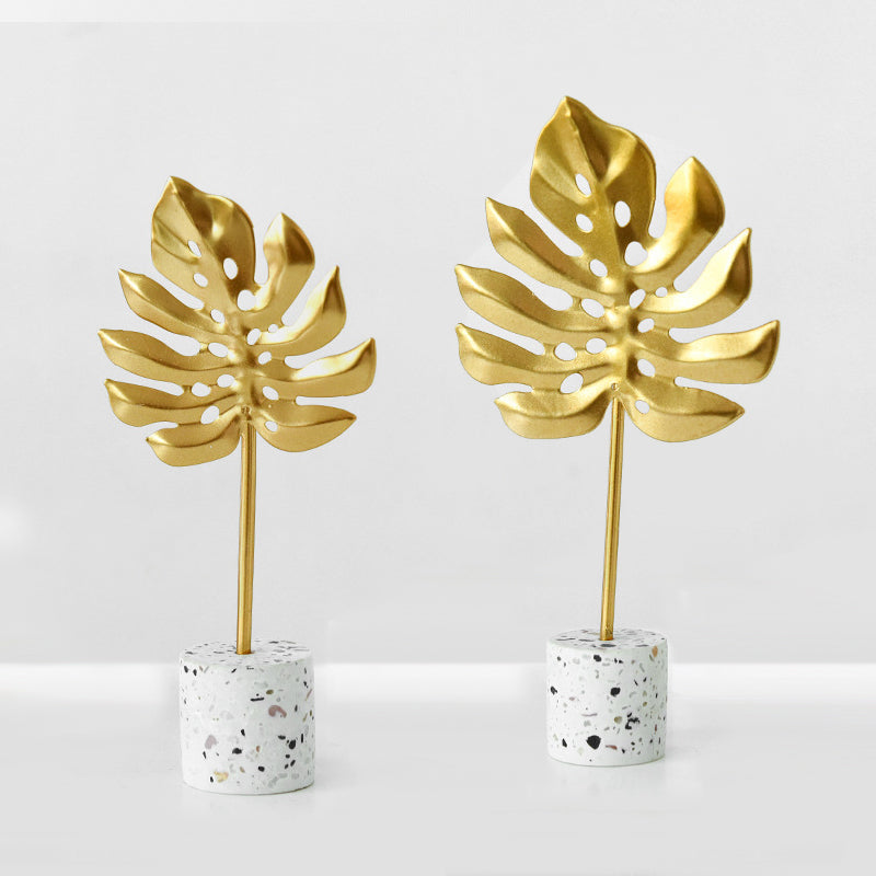 Golden Leaves Ornaments