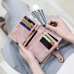 Small Leather Trifold Wallets For Women