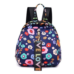 Floral Waterproof Shoulder Bag Backpack