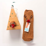 Christmas Gift Box - Cute Plush Socks