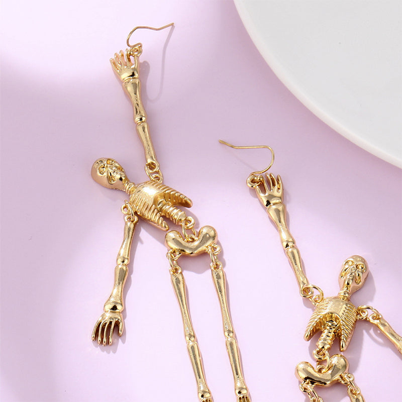 Punk Skeleton skull earrings