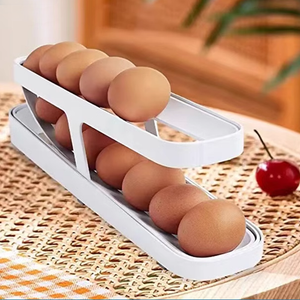 🥚Automatic Scrolling Egg Rack Holder Storage Box