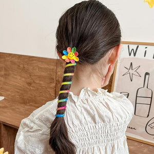 Colorful Telephone Line Hair Bands