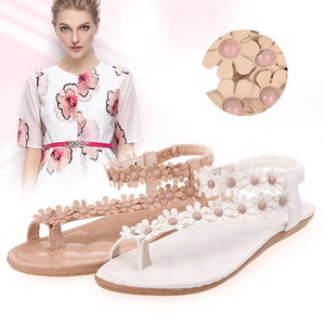 Dainty Floral Sandals for Women