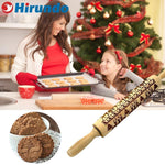 Hirundo Christmas Embossing Rolling Pin