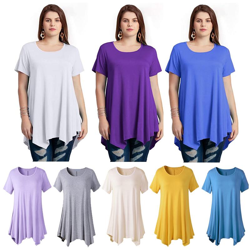 Loose fit comfortable panel T-shirt