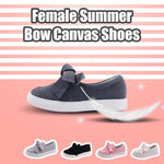 Female Summer Bow Canvas Shoes