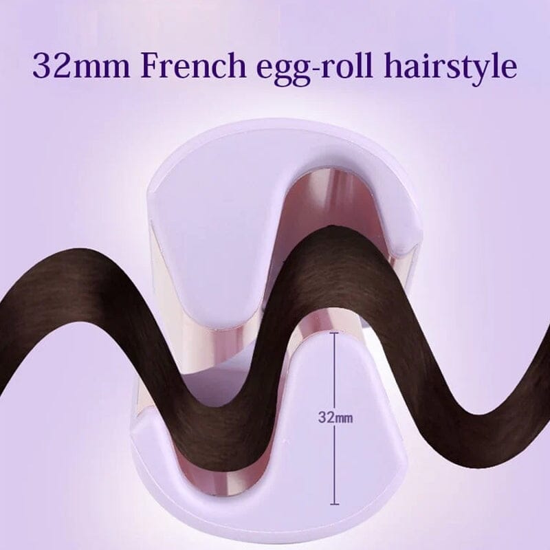 Rommantic French egg roll curling iron