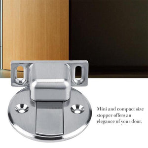 Stainless steel invisible magnetic doorstop