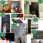 Black Chalkboard Stickers Adhesive Blackboard