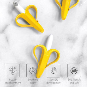 Baby Banana Training Toothbrush & Teether