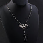 Gothic Bat Pendant Necklace