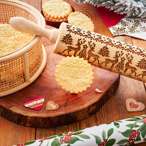 🍪Christmas Wooden Rolling Pins