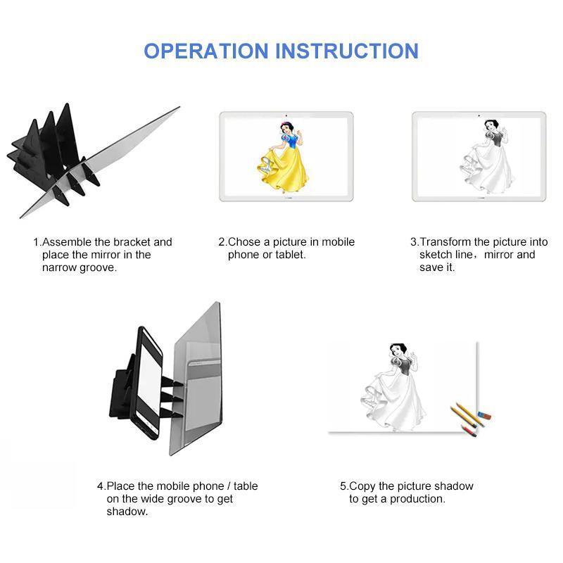 Drawing Projector Copyboard (1 set)