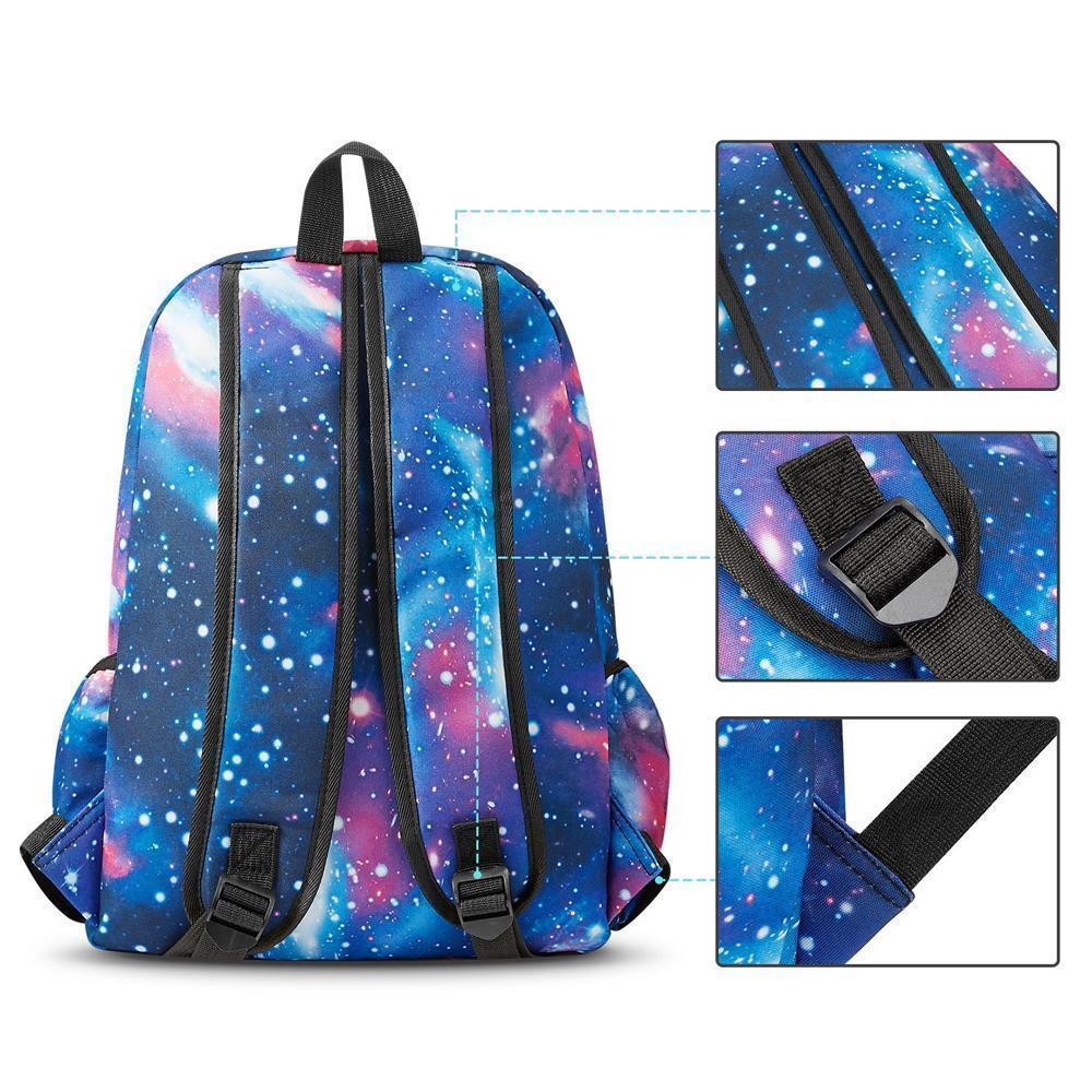 Galaxy Backpack Unisex School Backpack Cute Bag