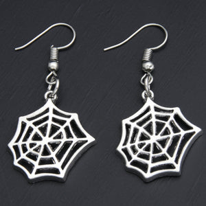 Punk Style Halloween Spider Earrings