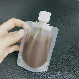 Portable Travel Fluid Dispensing Packing Bag