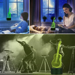 3D  guitar lamp 7 Color Changing Night Light