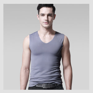 Ice Silk Seamless Vest for Men