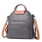 Dual-use Leather Backpack & Handbag