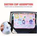 Cartoon car window curtain