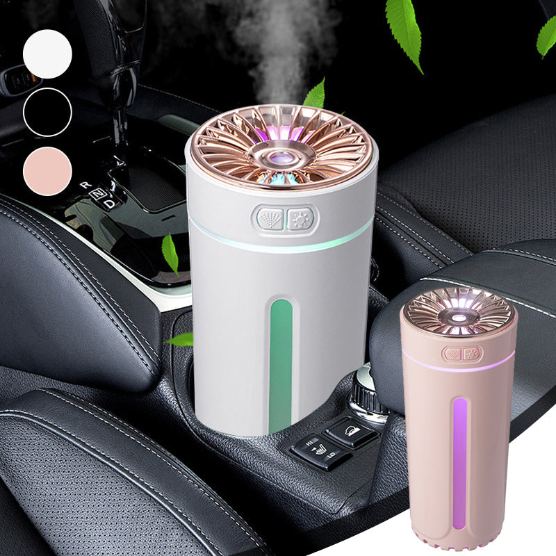 Wireless Car Air Humidifier with Colorful Night Light