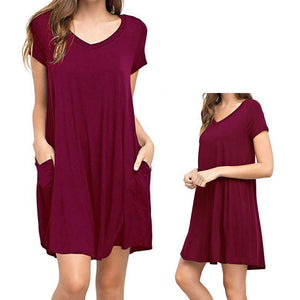 Two-Pocket Tunic Dresses