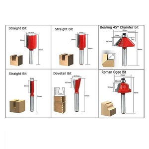 Shank Woodwork Tools Set